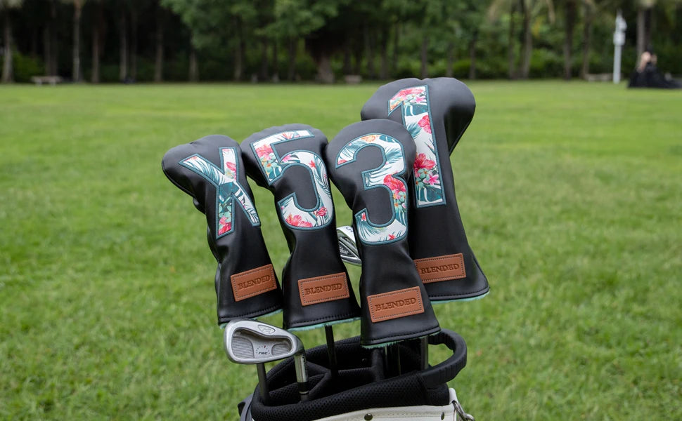 Single Digits Floral Pattern Head Covers