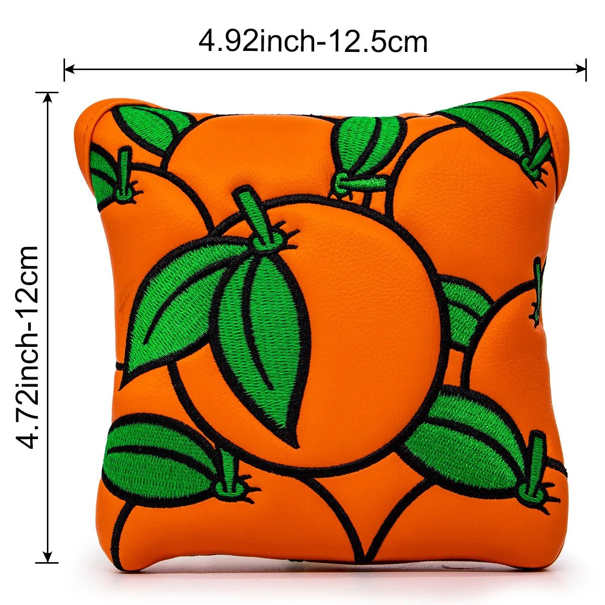 Orange Leather Putter Cover (Blade & Mallet)
