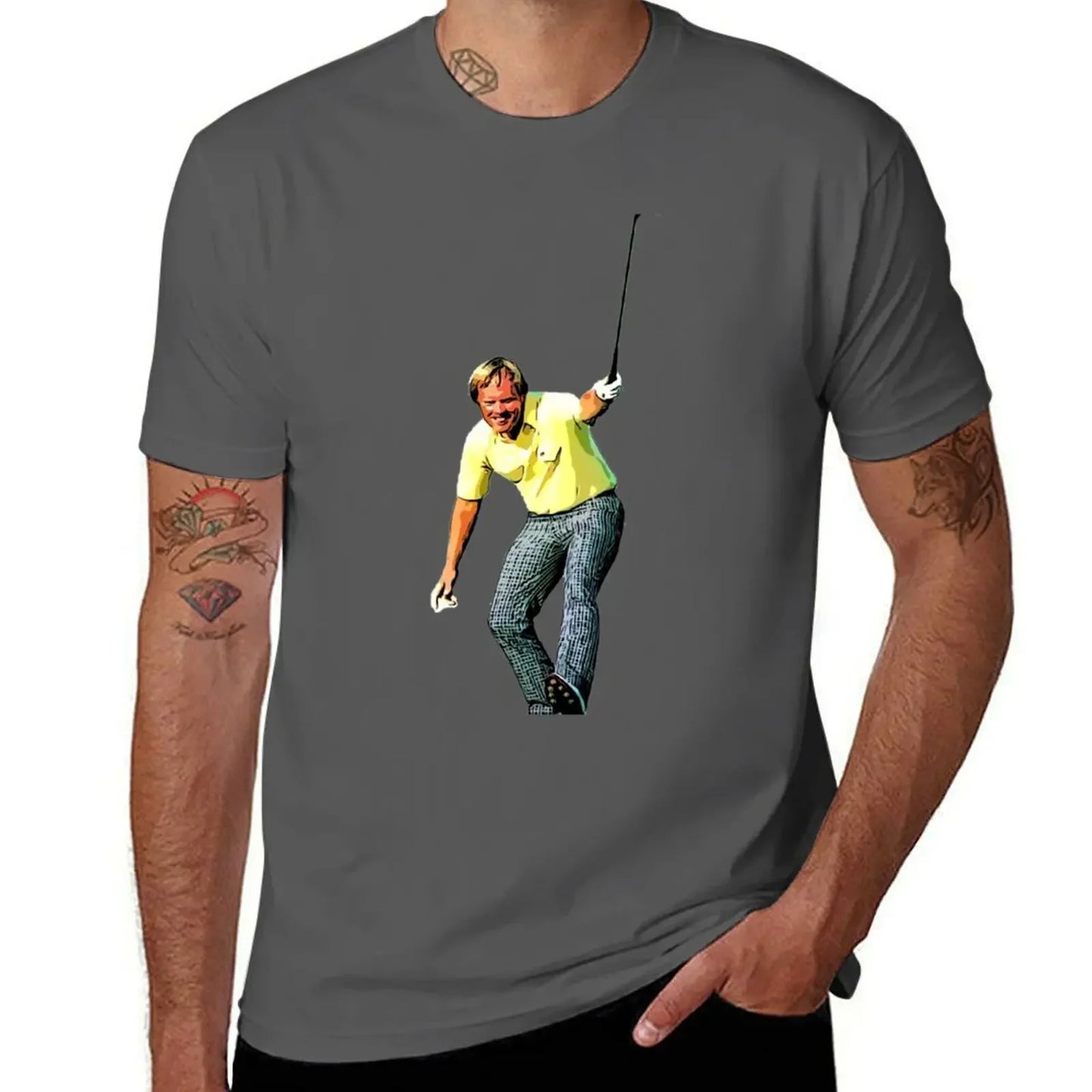 Jack Nicklaus Winning Putt, 1986 Masters | Vintage Tee Full Colour