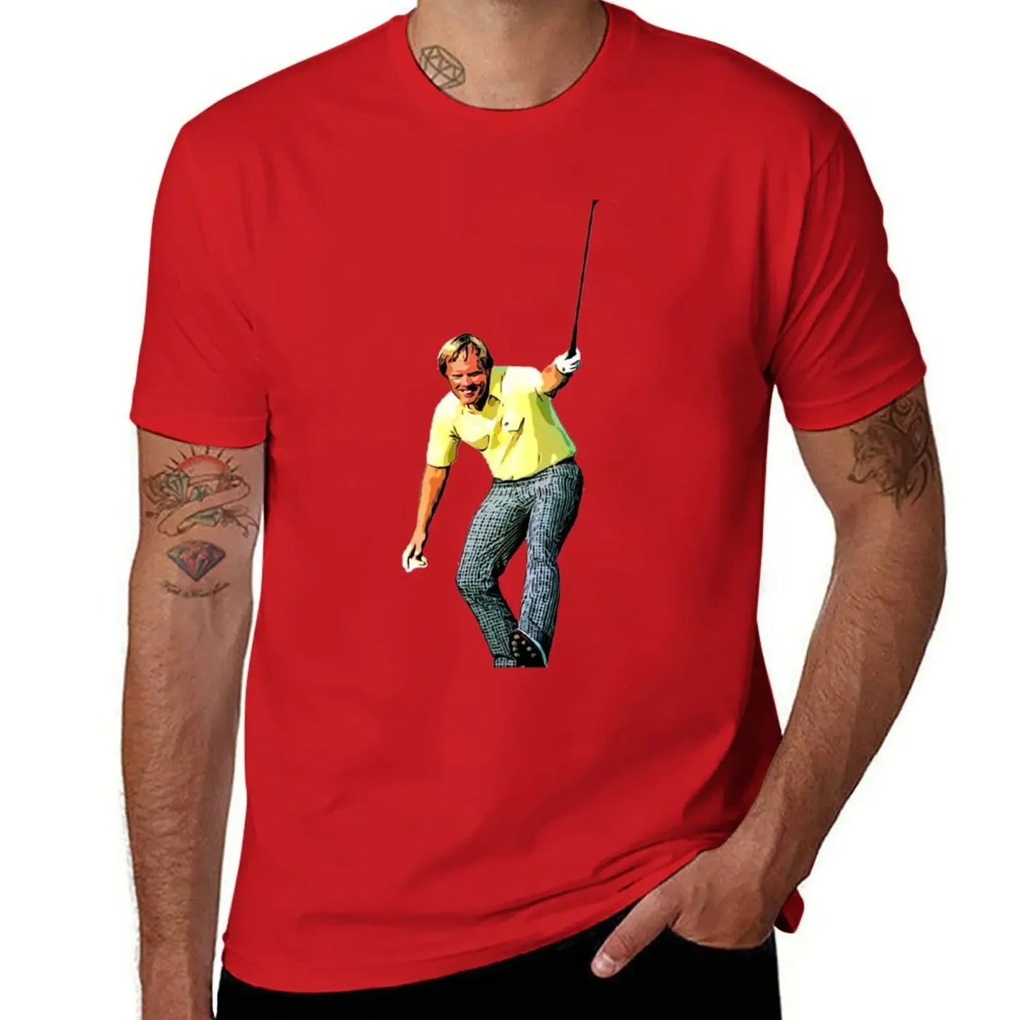 Jack Nicklaus Winning Putt, 1986 Masters | Vintage Tee Full Colour