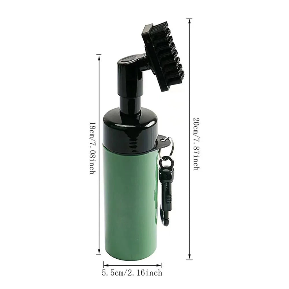 Golf Club Groove Cleaner Brush With Leakproof Spray Bottle