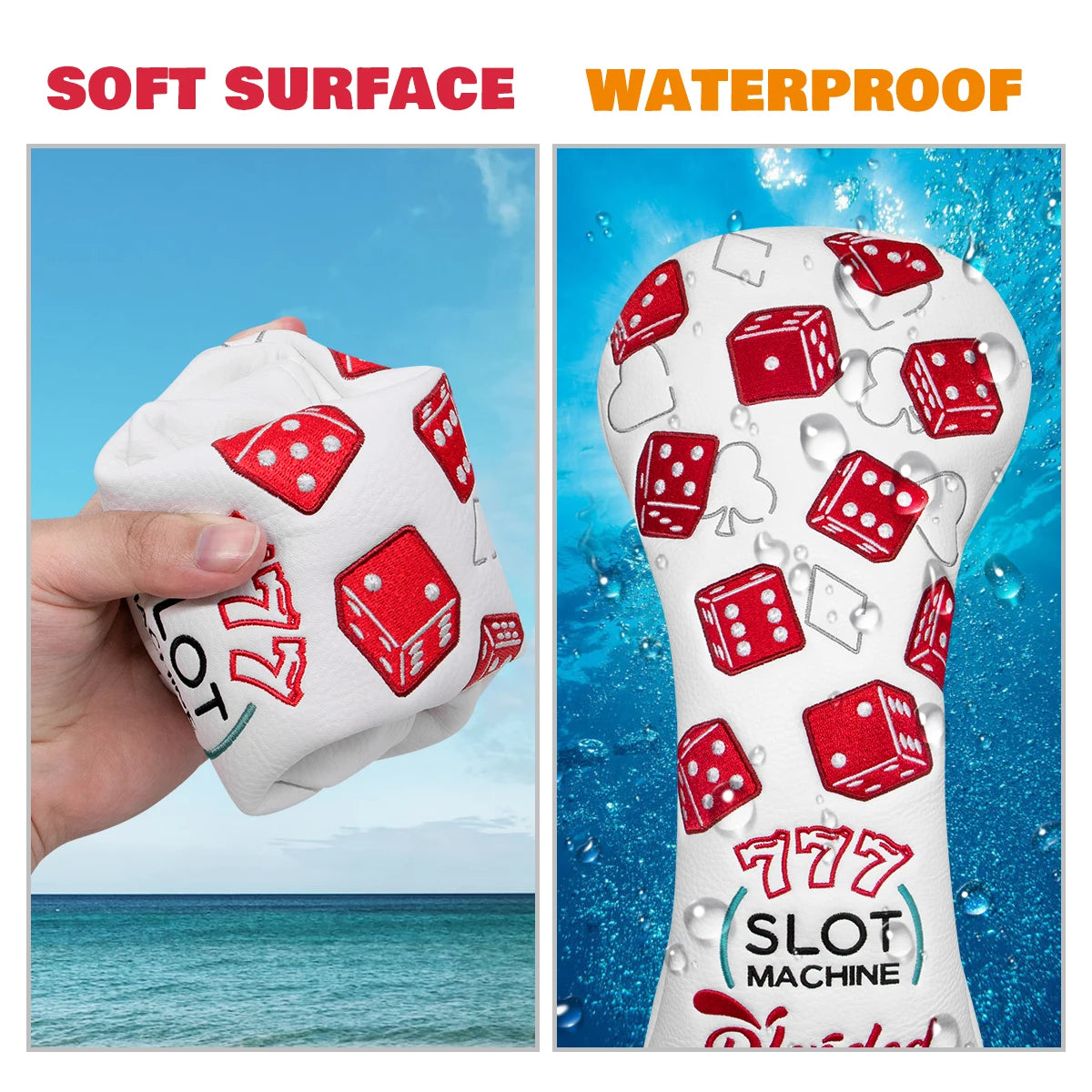 Slot Machine "777/Dice" Head Covers