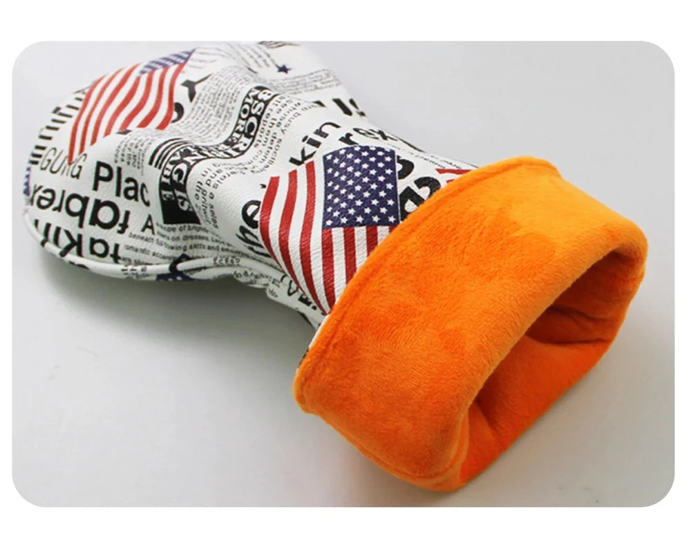 USA Stars & Stripes Newspaper Print Head Covers