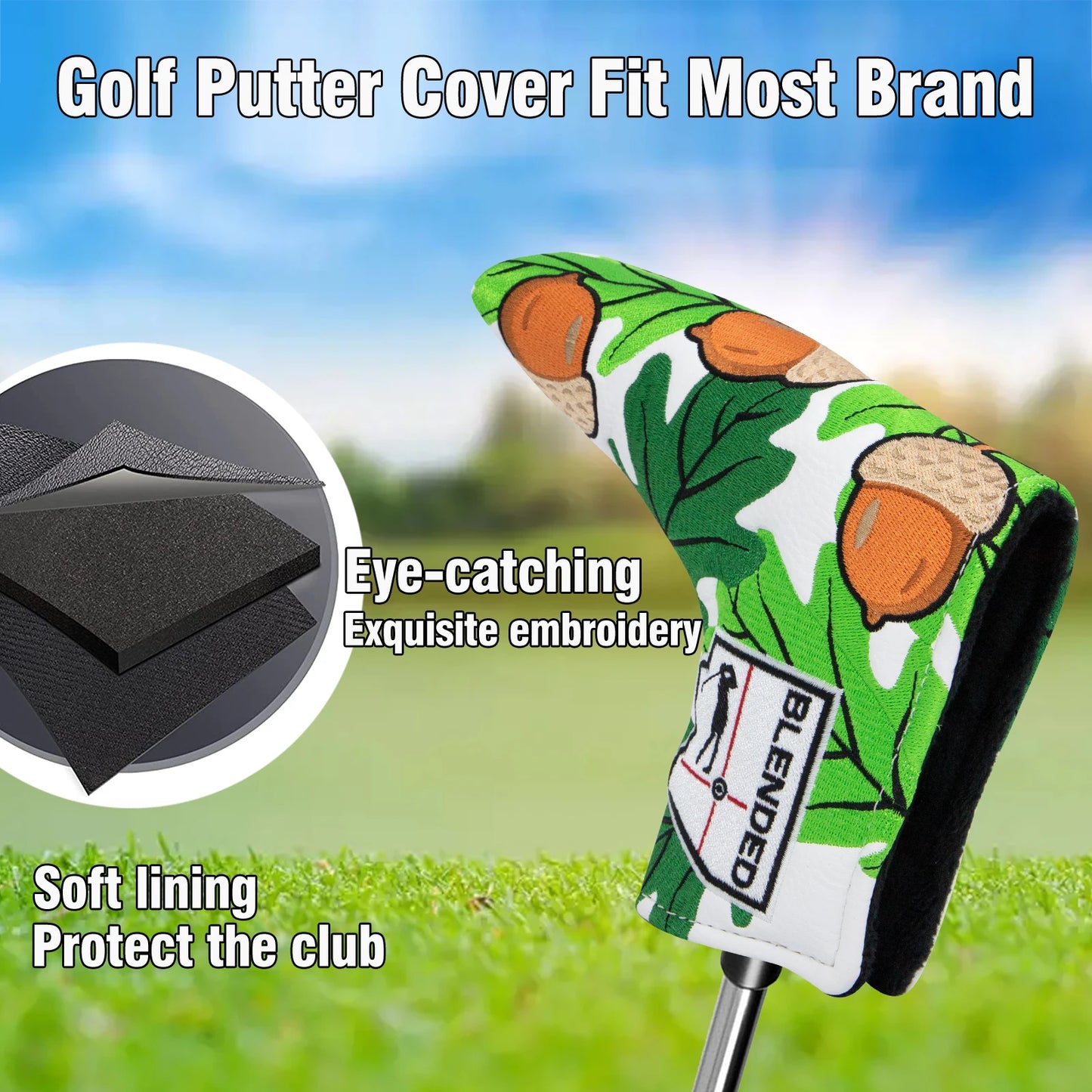 Acorn Blade Putter Cover