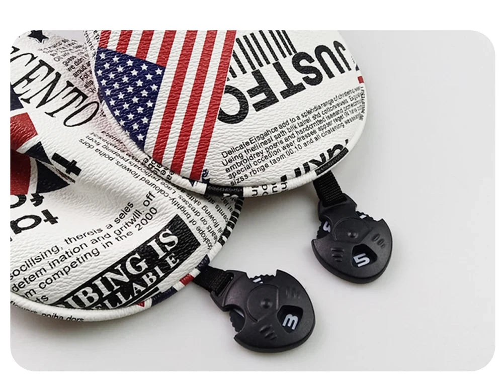 USA Stars & Stripes Newspaper Print Head Covers