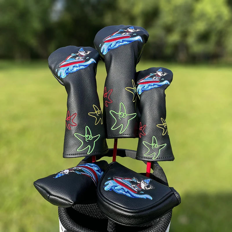 Surfing Wizard Head Covers