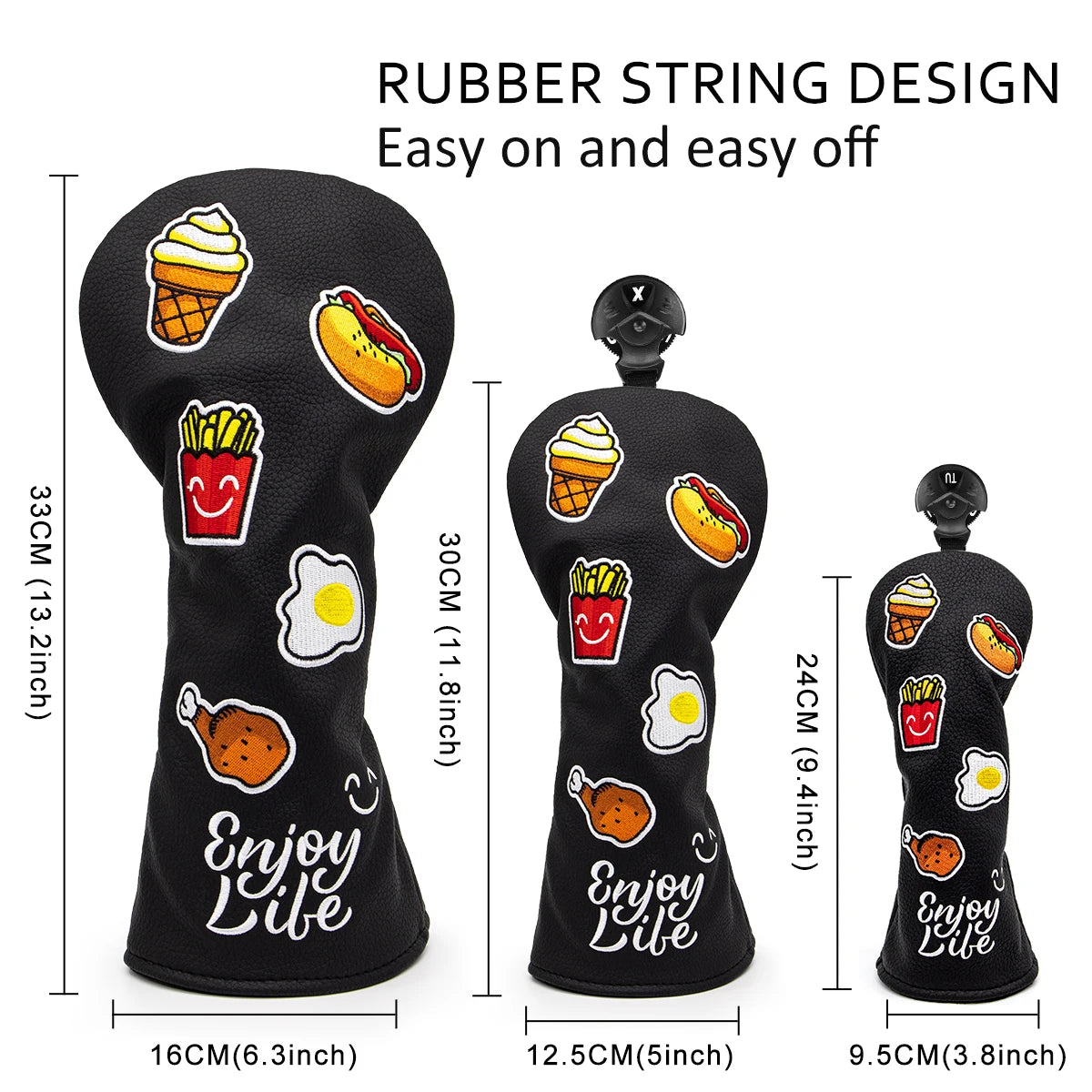 "Enjoy Life" Fast Food Head Covers