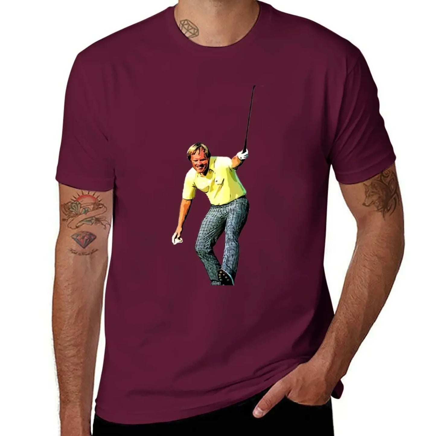 Jack Nicklaus Winning Putt, 1986 Masters | Vintage Tee Full Colour