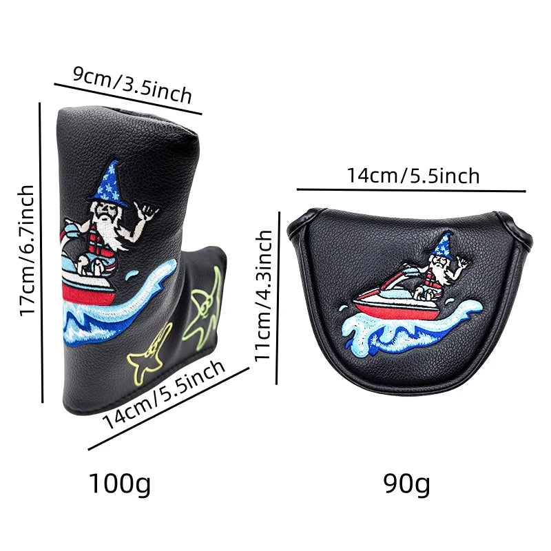 Surfing Wizard Head Covers
