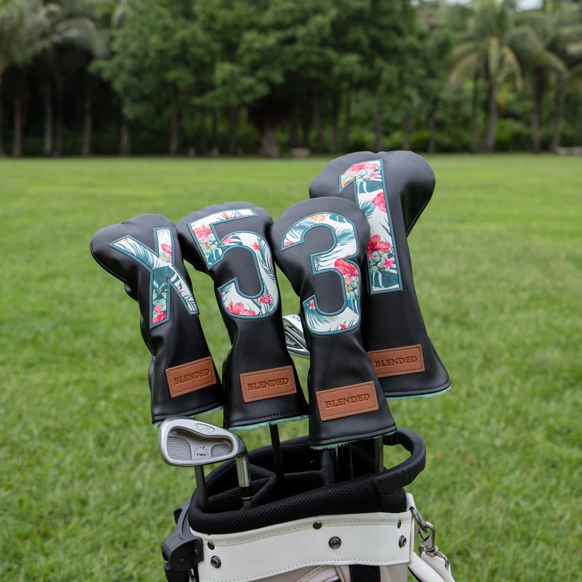 Single Digits Floral Pattern Head Covers