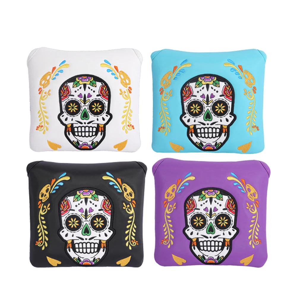 Sugar Skeleton Full Mallet Putter Cover