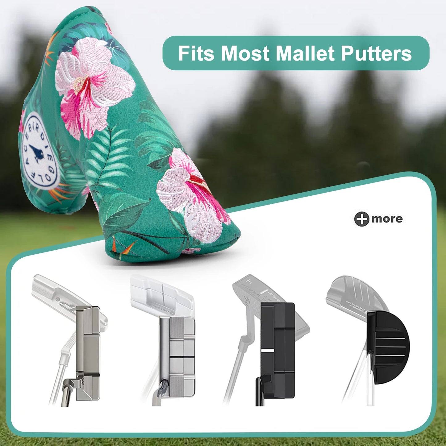 "Birdie Time" Hawaii Golf Blade Putter Cover