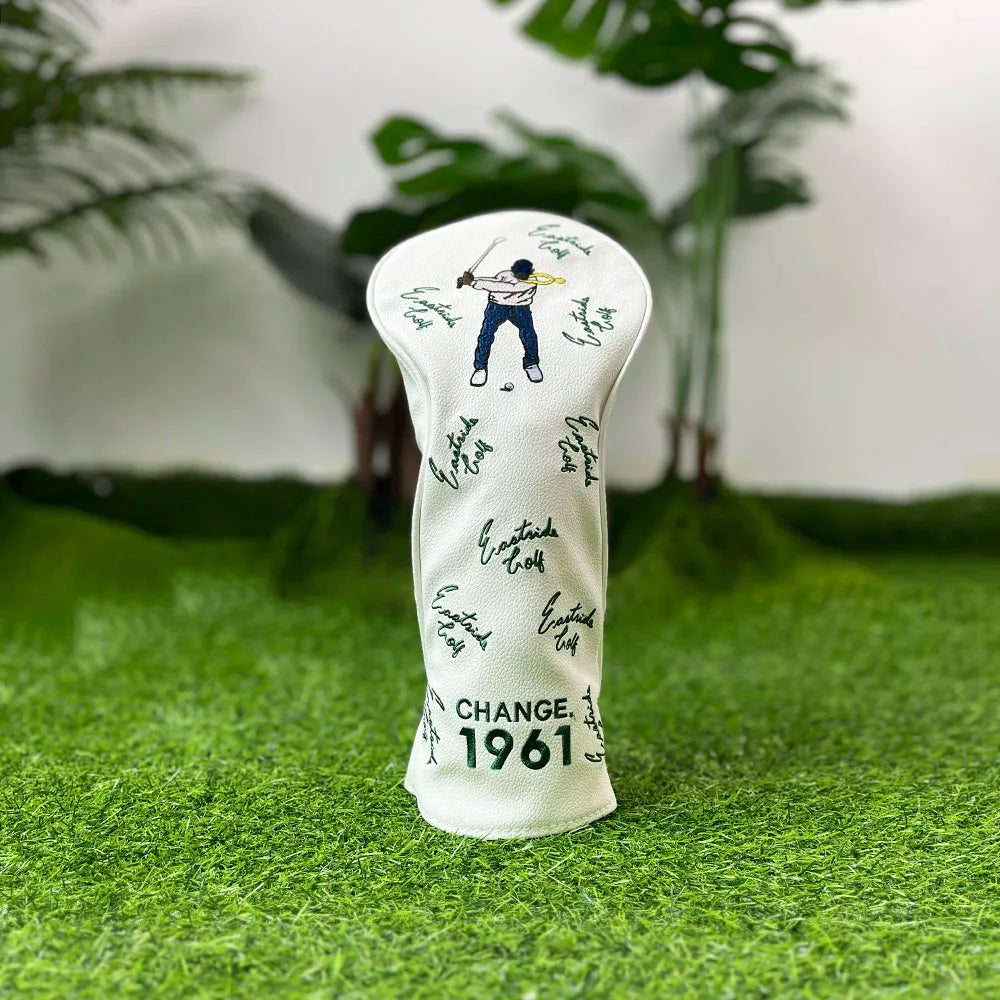 "Change 1961" Head Covers (White & Black)