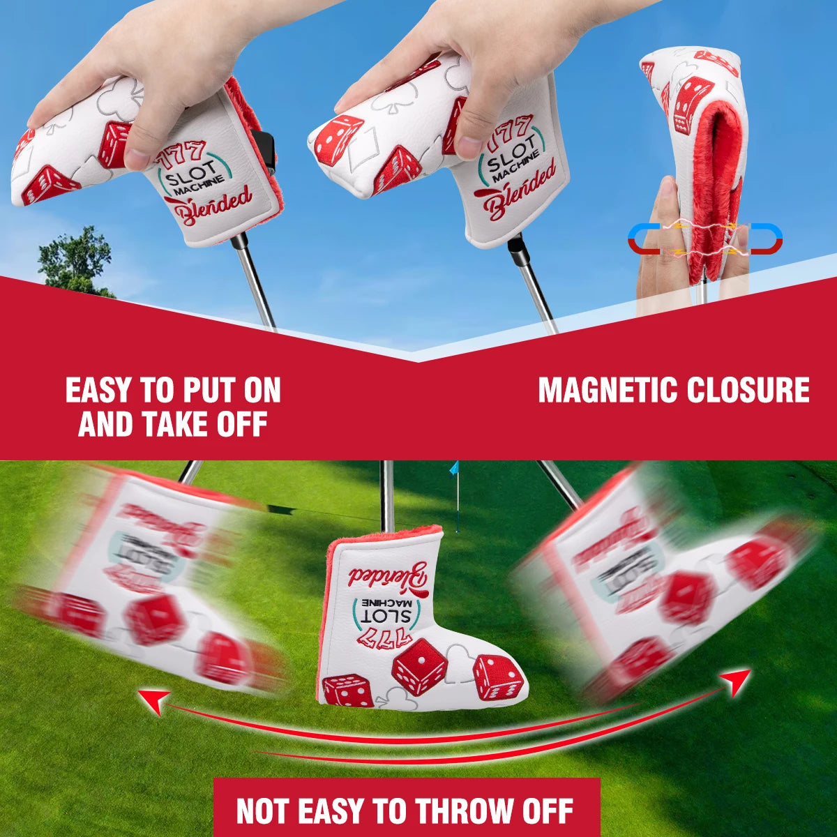 Slot Machine "777/Dice" Head Covers