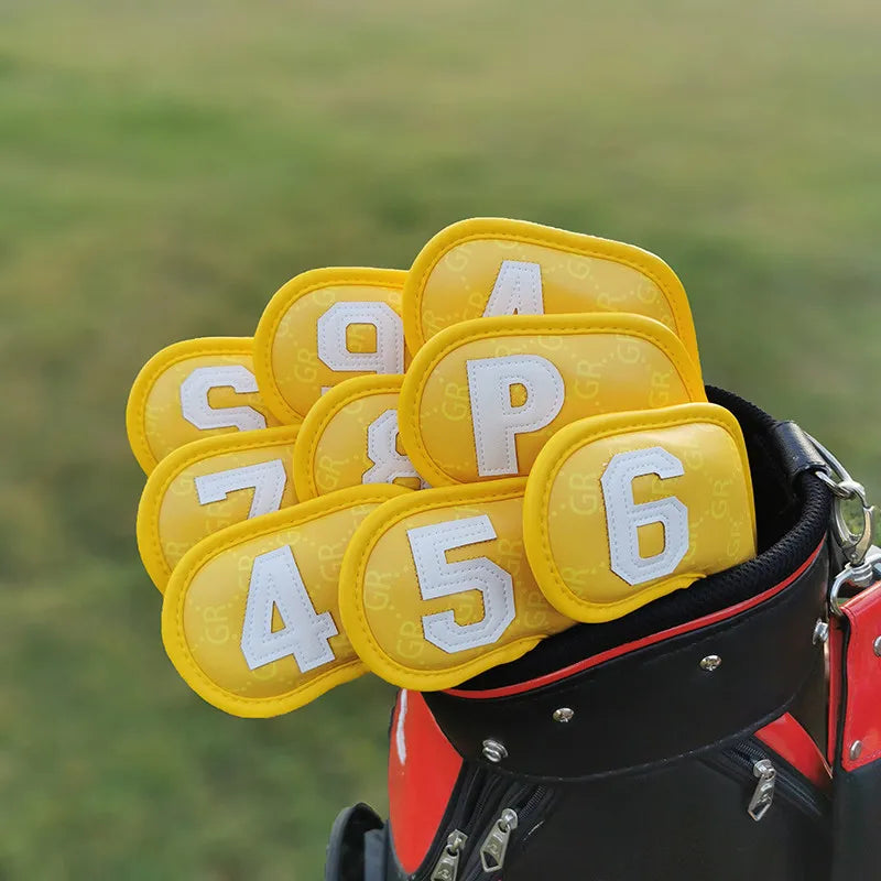 Leather Magnetic Iron Covers (Yellow)