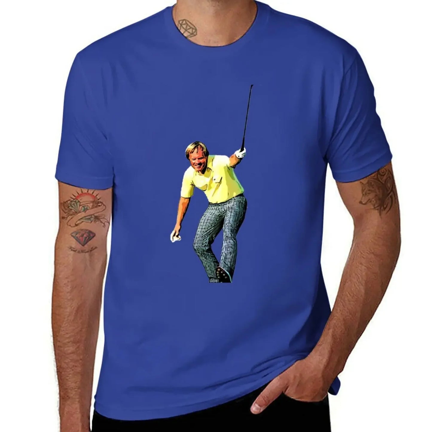 Jack Nicklaus Winning Putt, 1986 Masters | Vintage Tee Full Colour