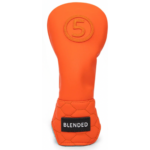 Orange Premium Leather Head Cover