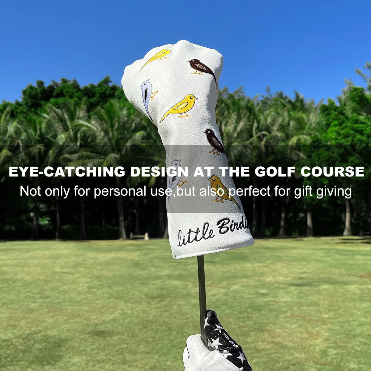 WHITE Birdie Head Covers