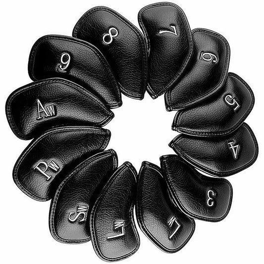 12-Piece Leather Iron Covers