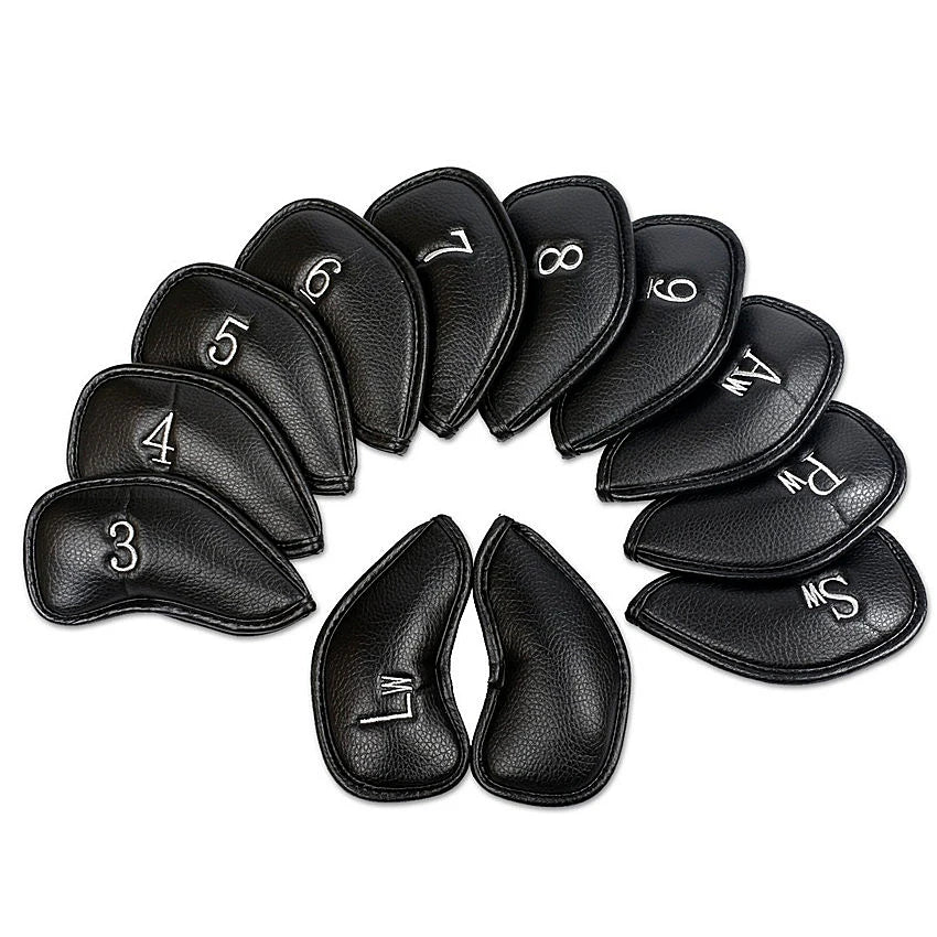 12-Piece Leather Iron Covers