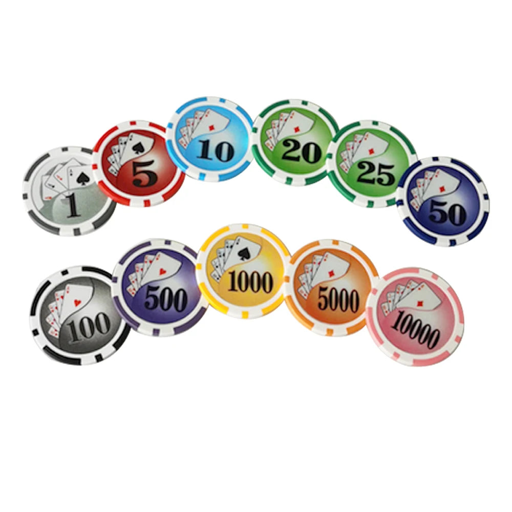 Poker Chip Ball Markers