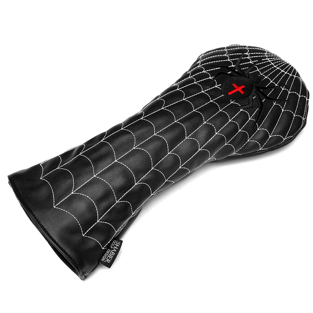 Black Spider Web Head Covers (Woods/Irons/Mallet)