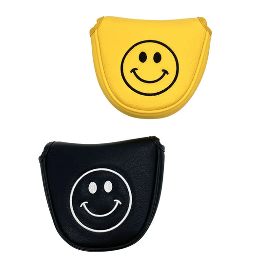 Happy Face Mallet Putter Cover