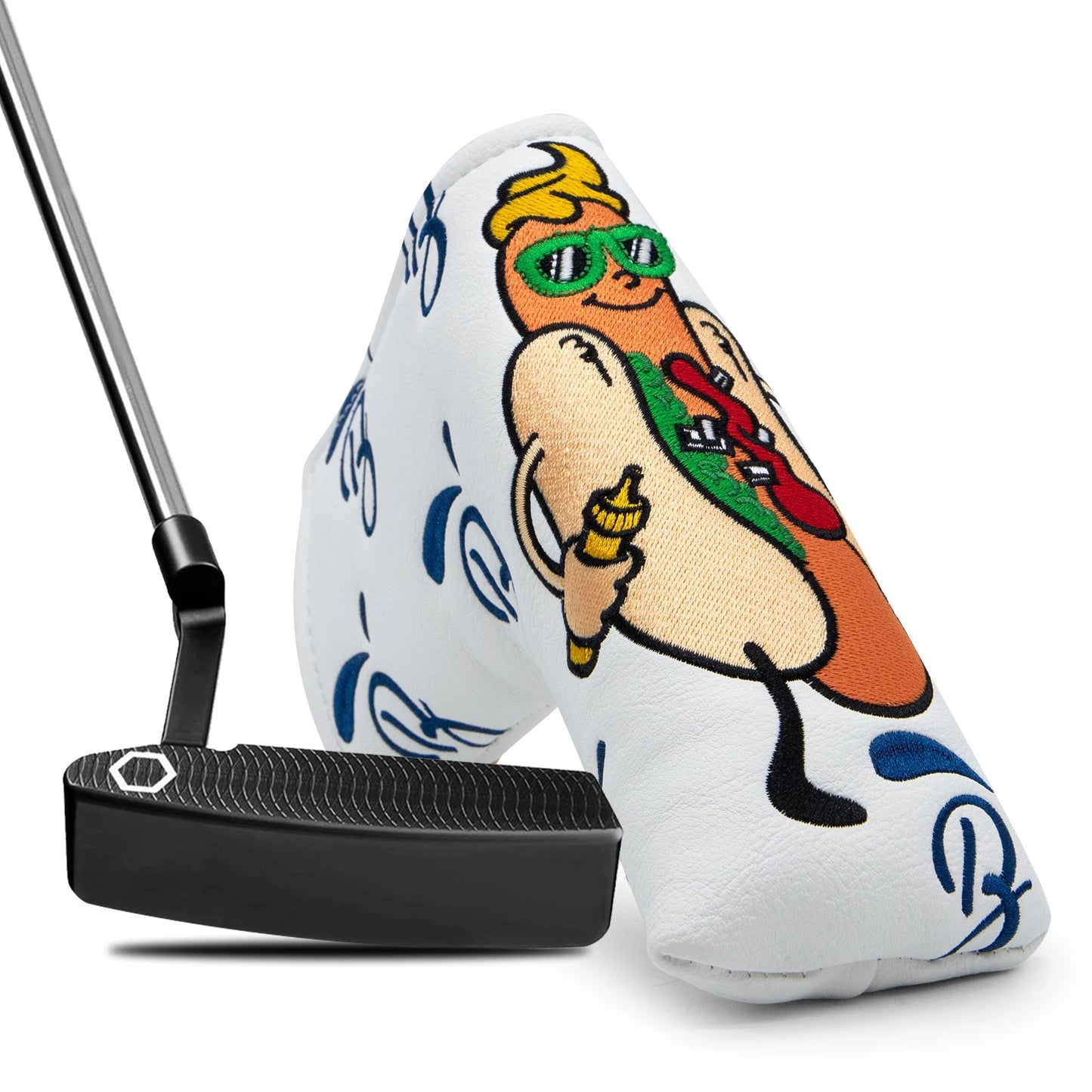 Hot Dog Head Covers (White)