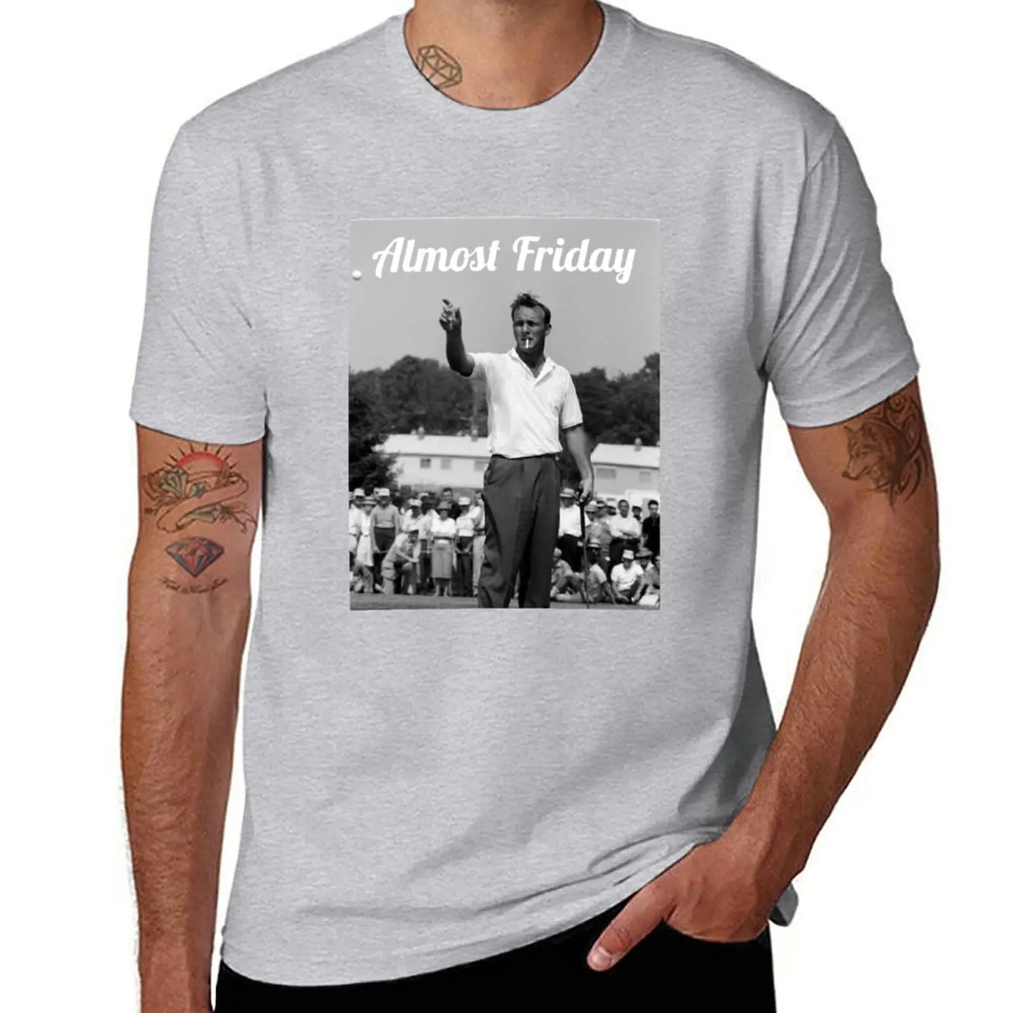 Arnold Palmer Cigarette "Almost Friday" Tee