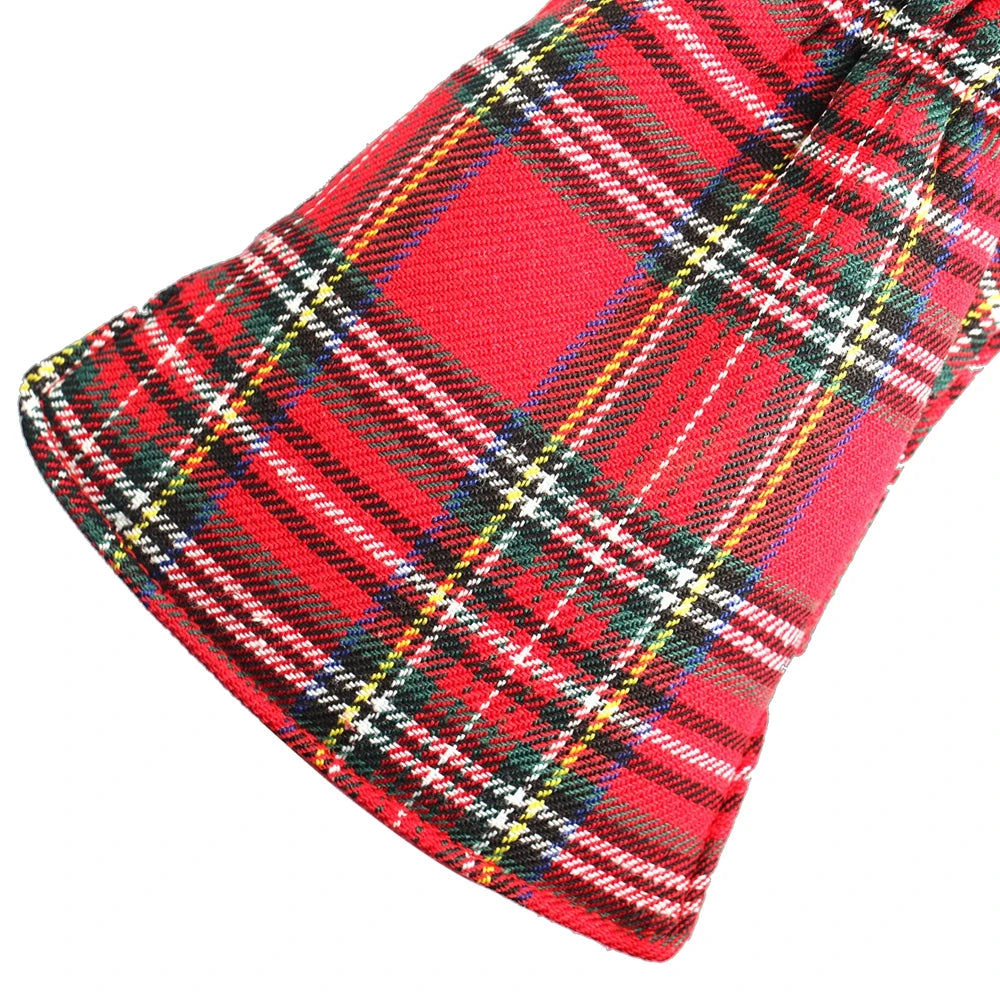 Red Plaid Head Covers