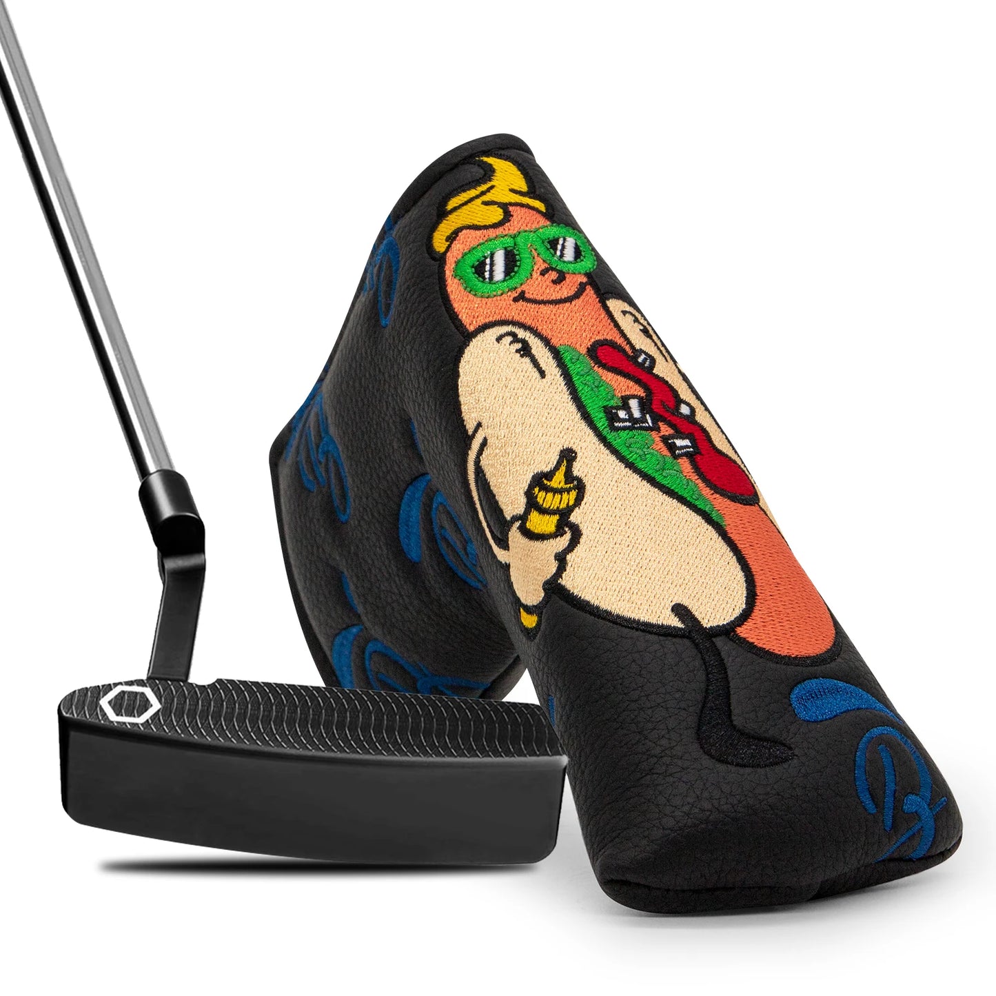 Hot Dog Head Covers (Black)