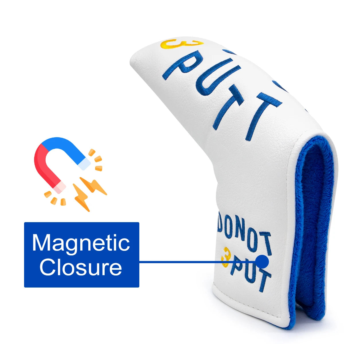 "DO NOT 3-PUTT" Putter Head Covers