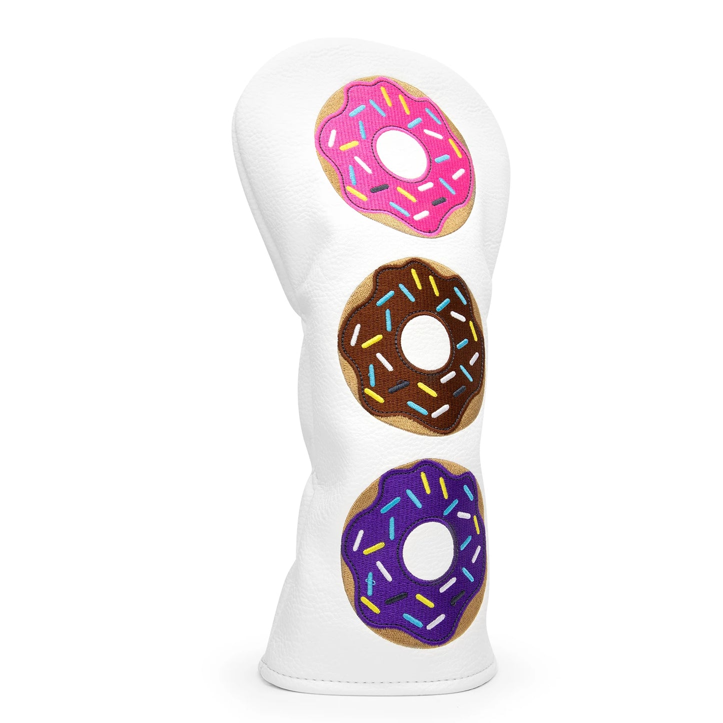 Colourful Donut Leather Head Covers