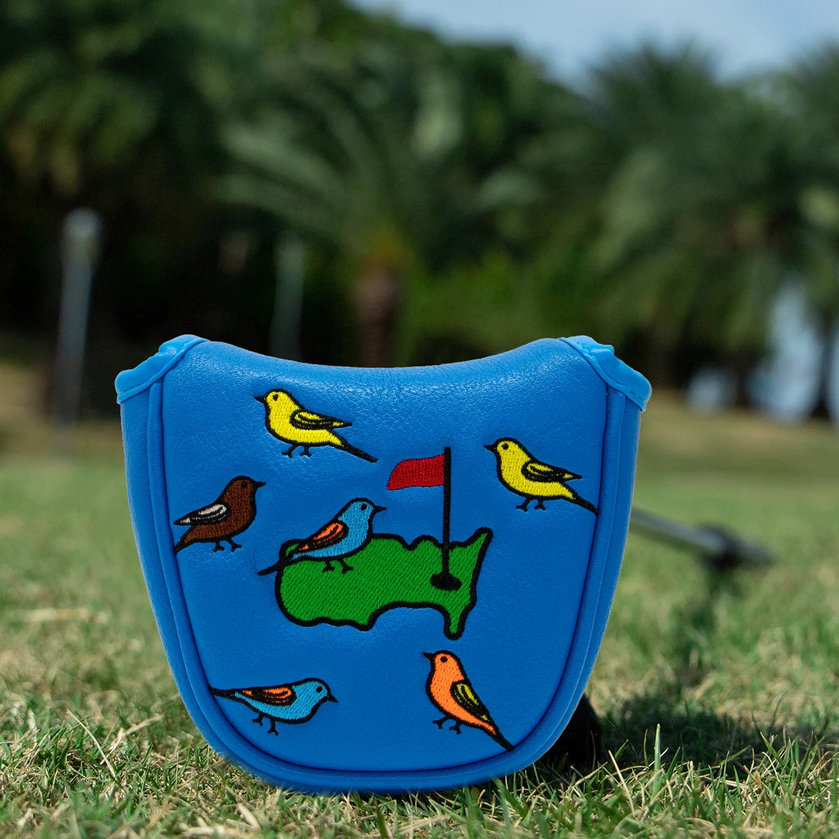 BLUE Birdie Mallet Putter Cover