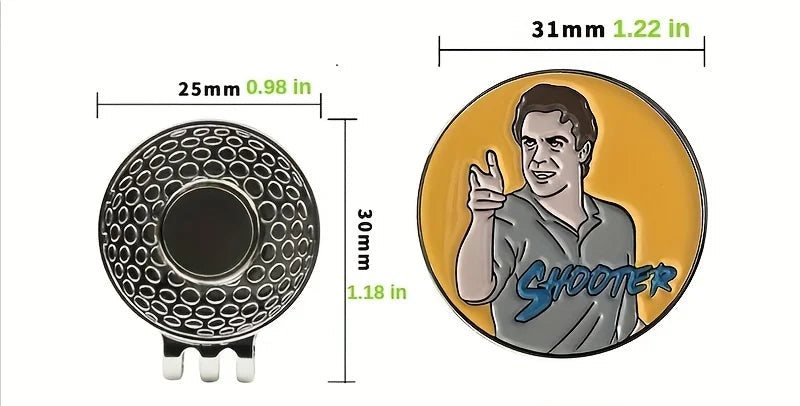 Shooter McGavin Ball Marker