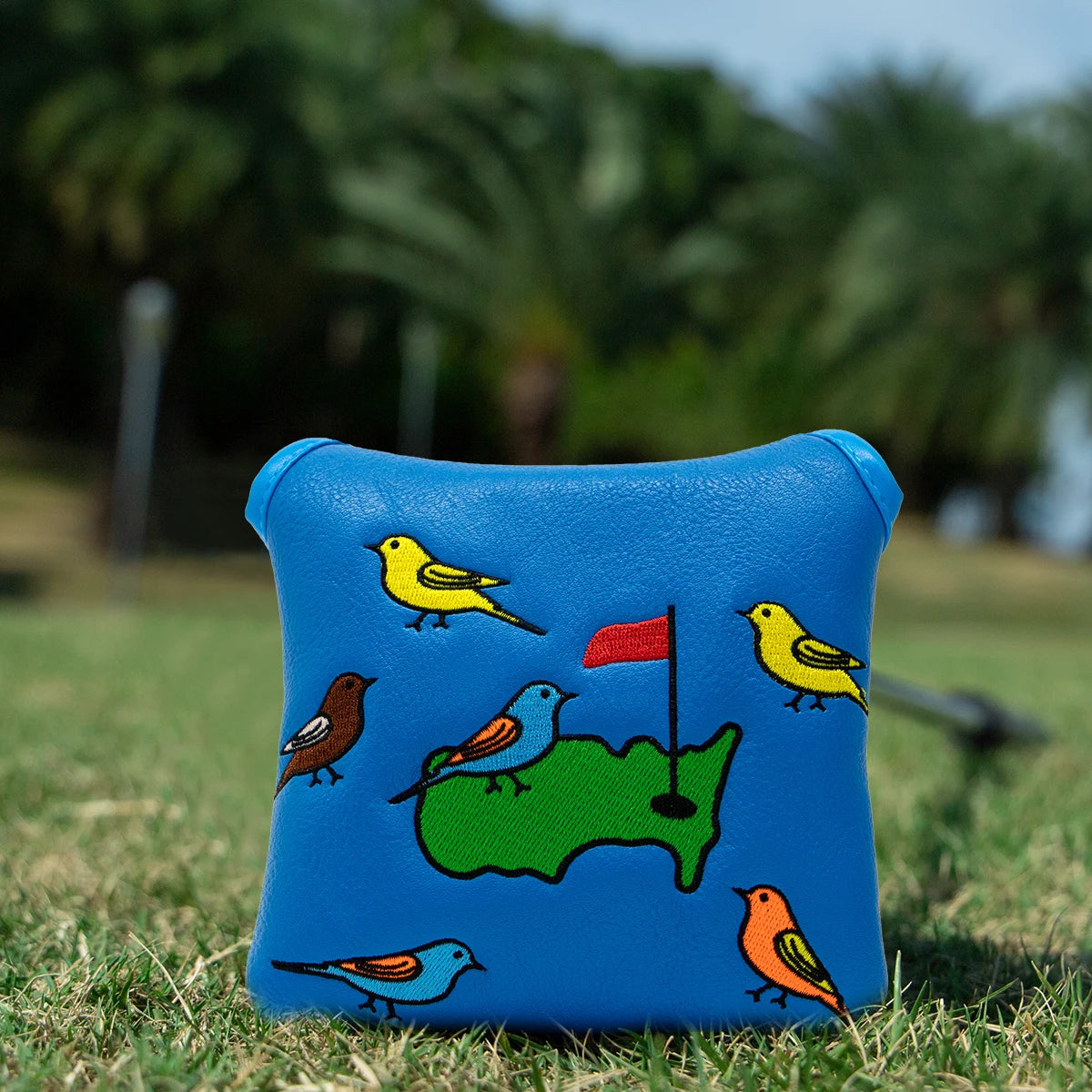 BLUE Birdie Mallet Putter Cover