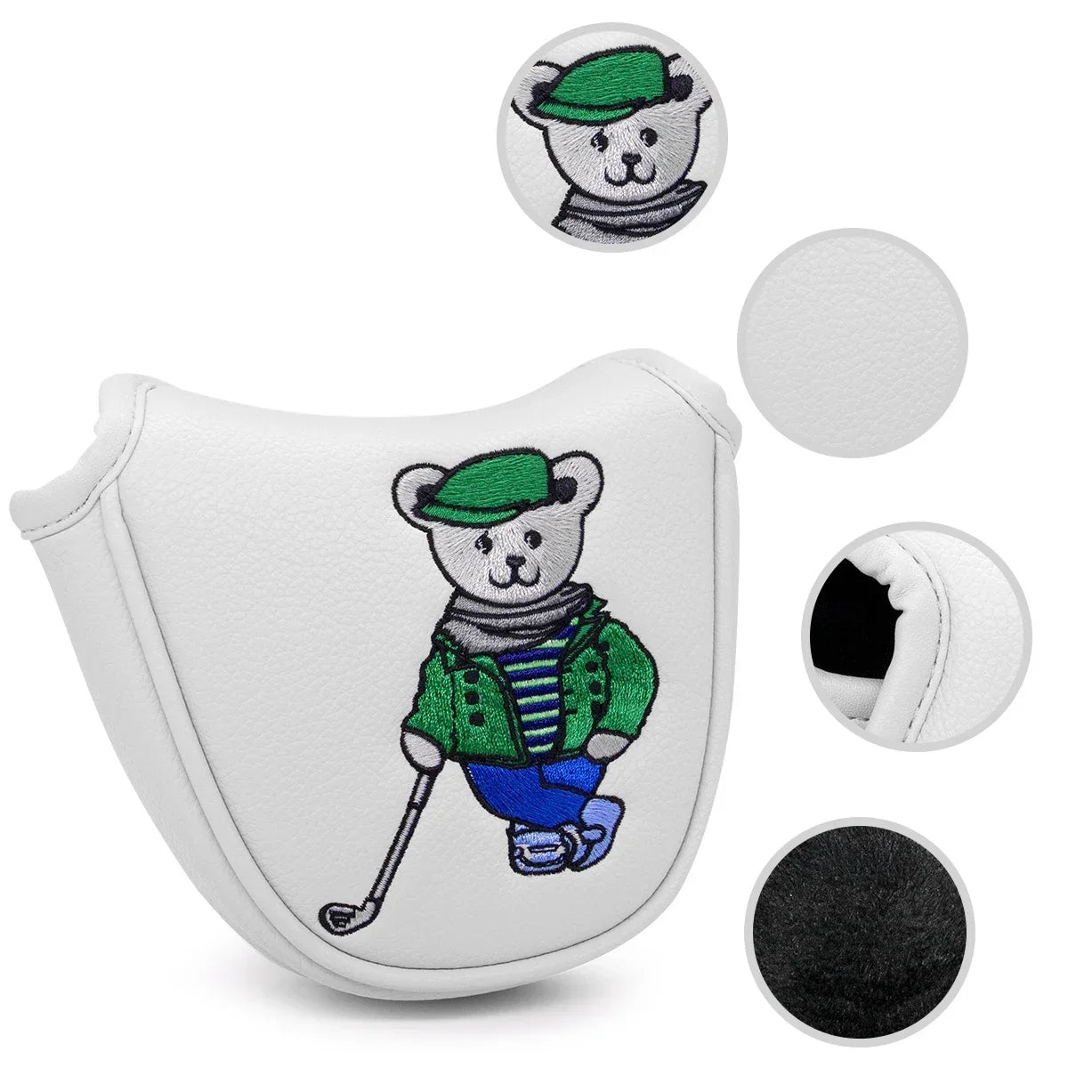 Mr. Bear Putter Covers (Blade/Mallet)