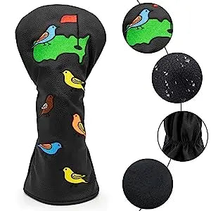 BLACK Birdie Head Covers