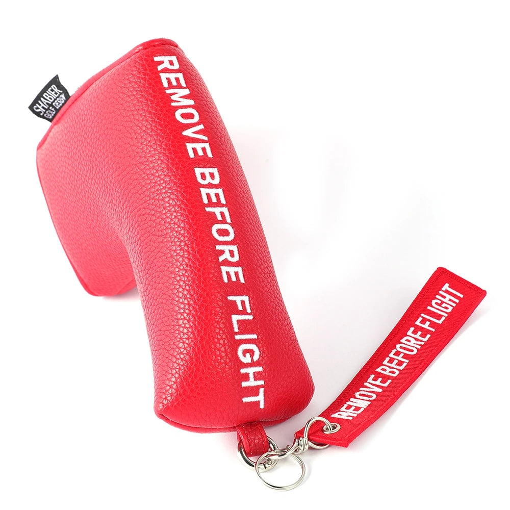 "Remove Before Flight" Leather Head Covers (Woods/Putters)