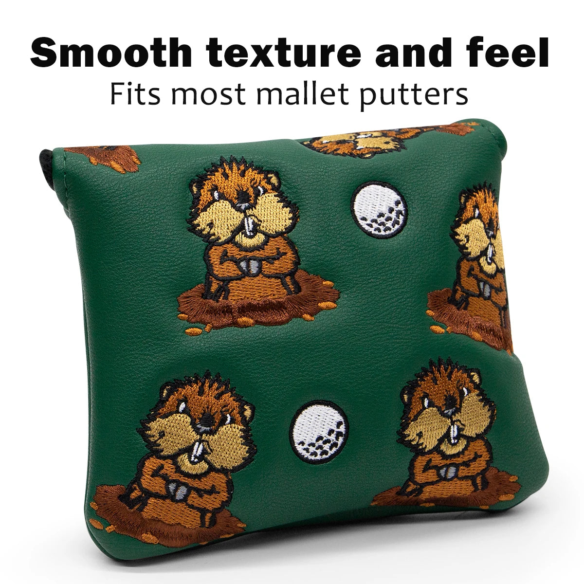 Groundhog "GO HOME BALL!" Head Covers (Woods/Putters)