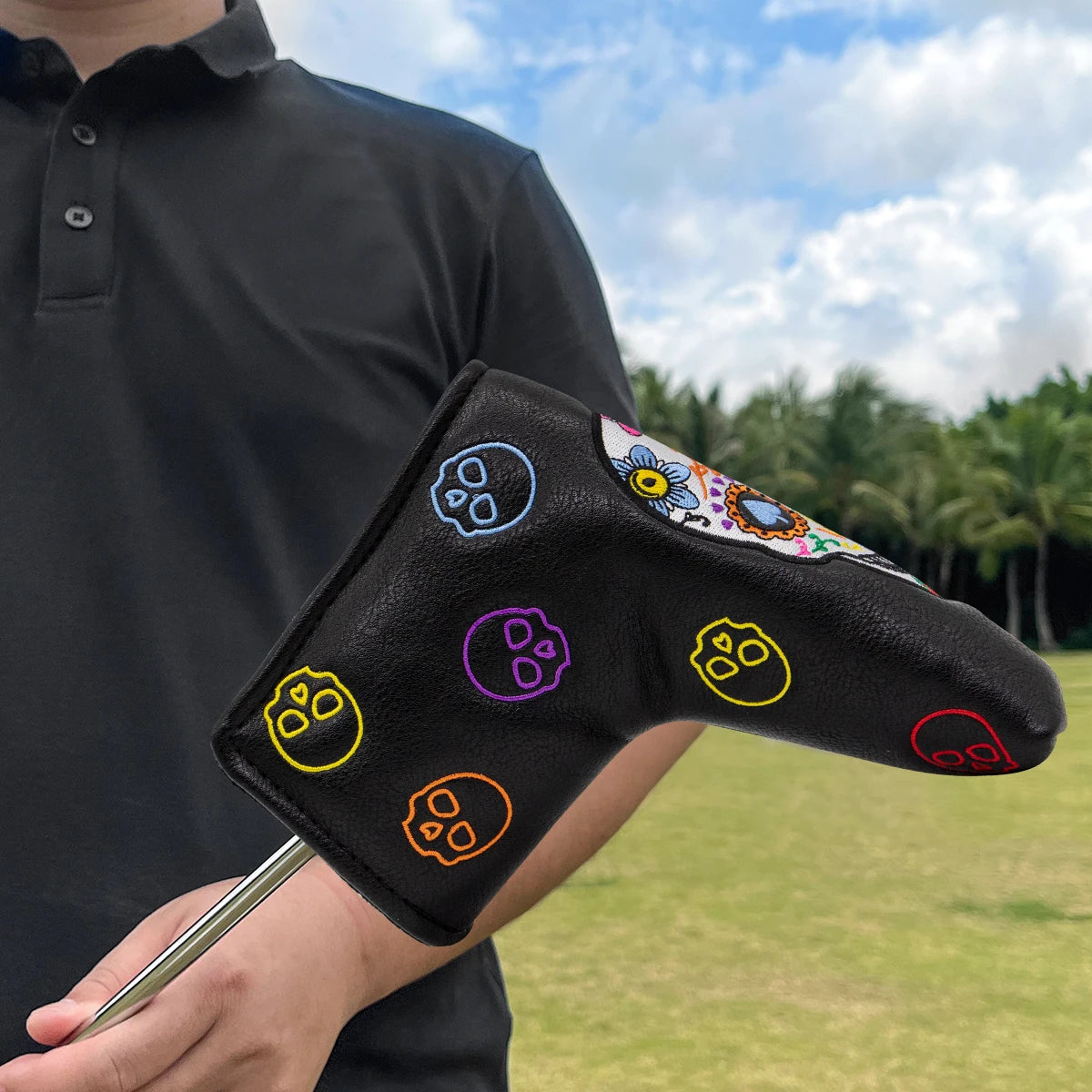 Floral Skull Head Covers (Woods/Putters/Pouch)