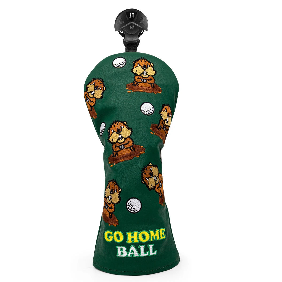 Groundhog "GO HOME BALL!" Head Covers (Woods/Putters)