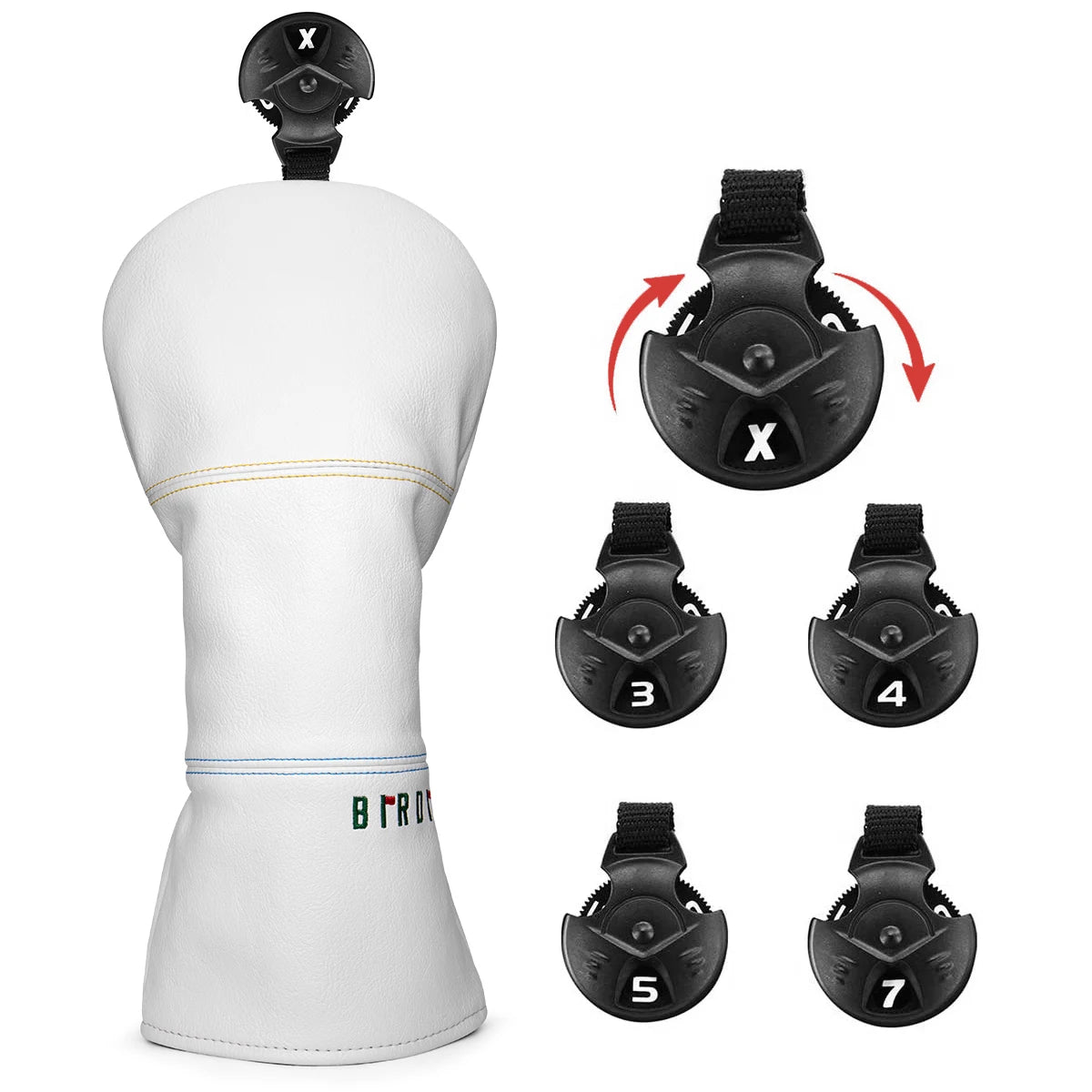 Birdie White Regal Head Covers