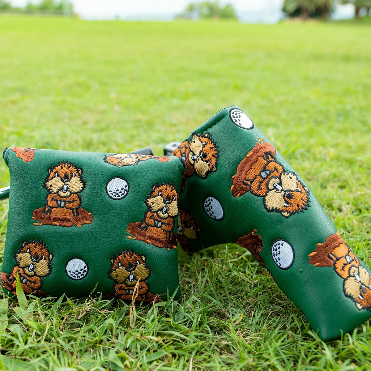 Groundhog "GO HOME BALL!" Head Covers (Woods/Putters)