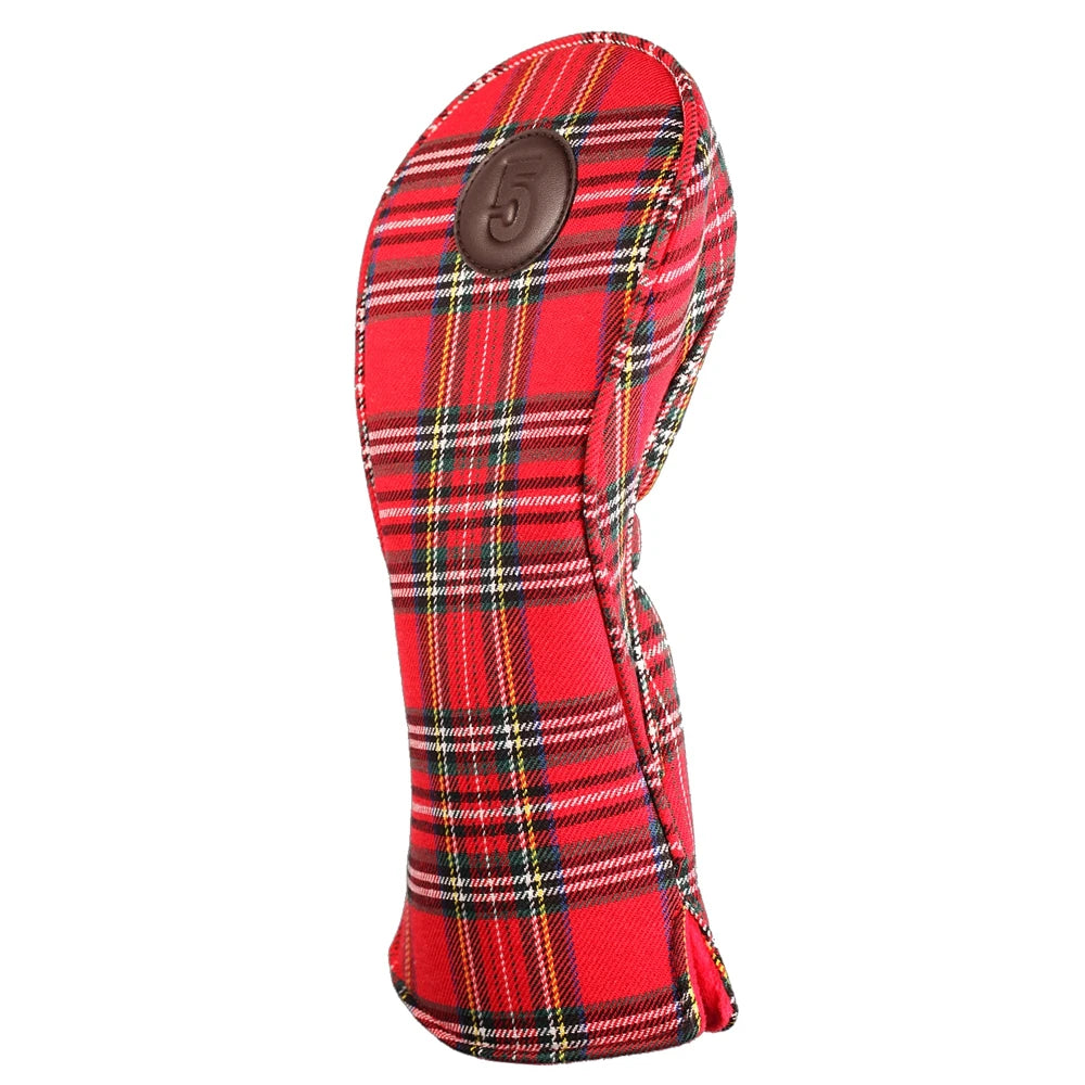 Red Plaid Head Covers