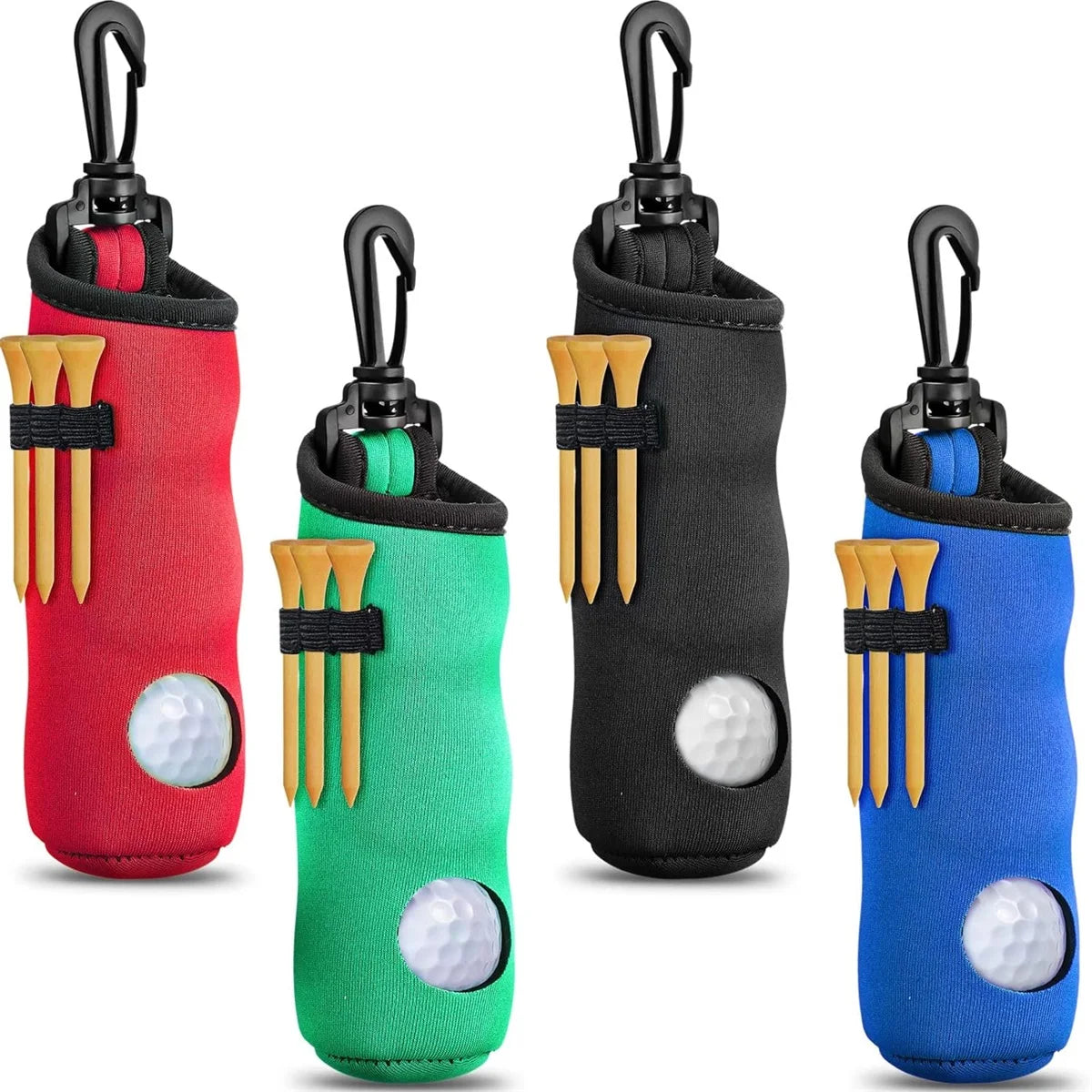 PAR 3 Golf Ball Carry Pouch & Tee Holder