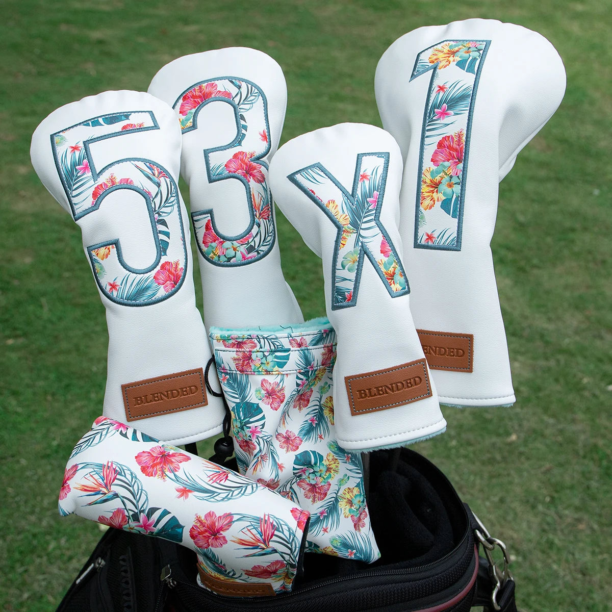 Hawaiian Floral Pattern Head Covers