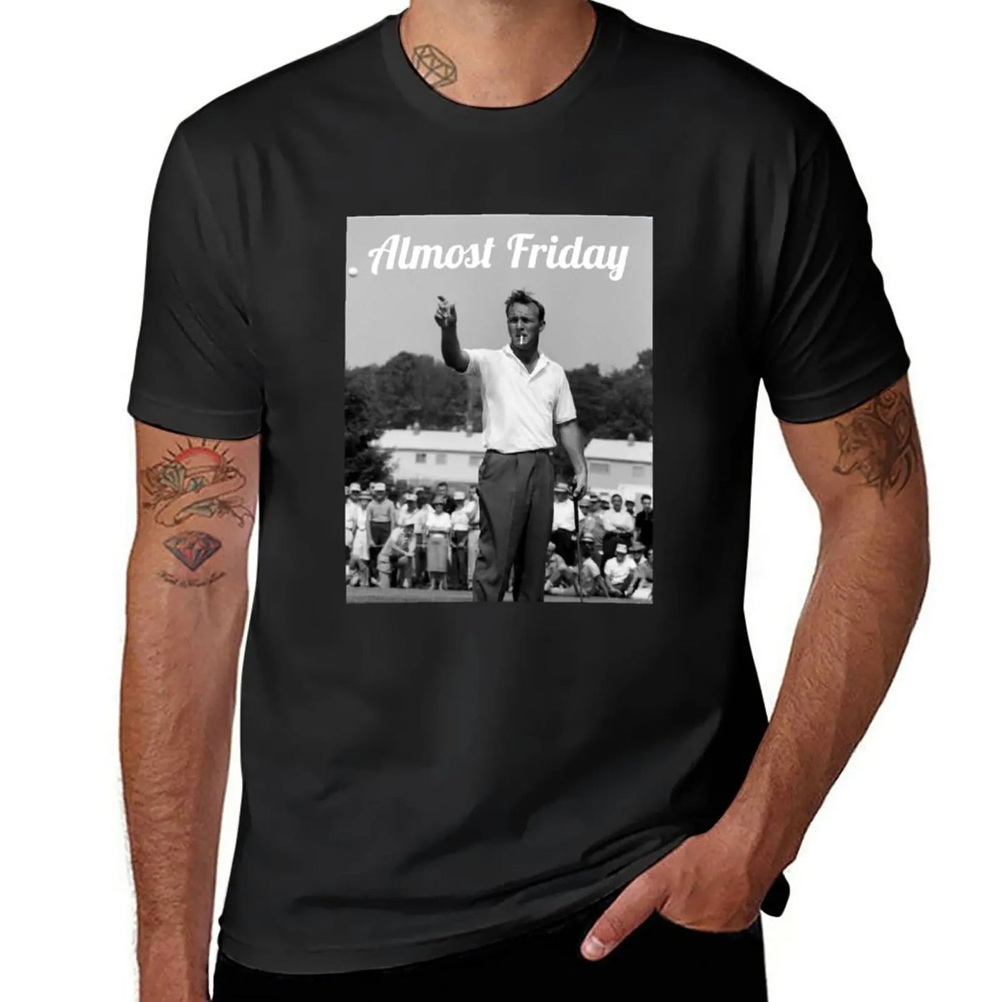 Arnold Palmer Cigarette "Almost Friday" Tee