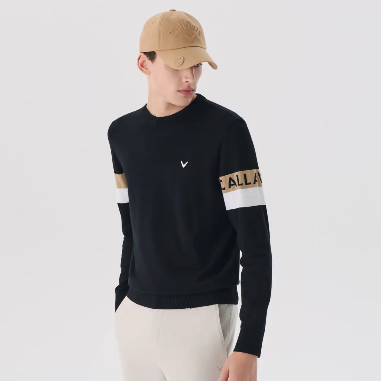 Callaway Vintage "Arm Logo" Knitted Sweater
