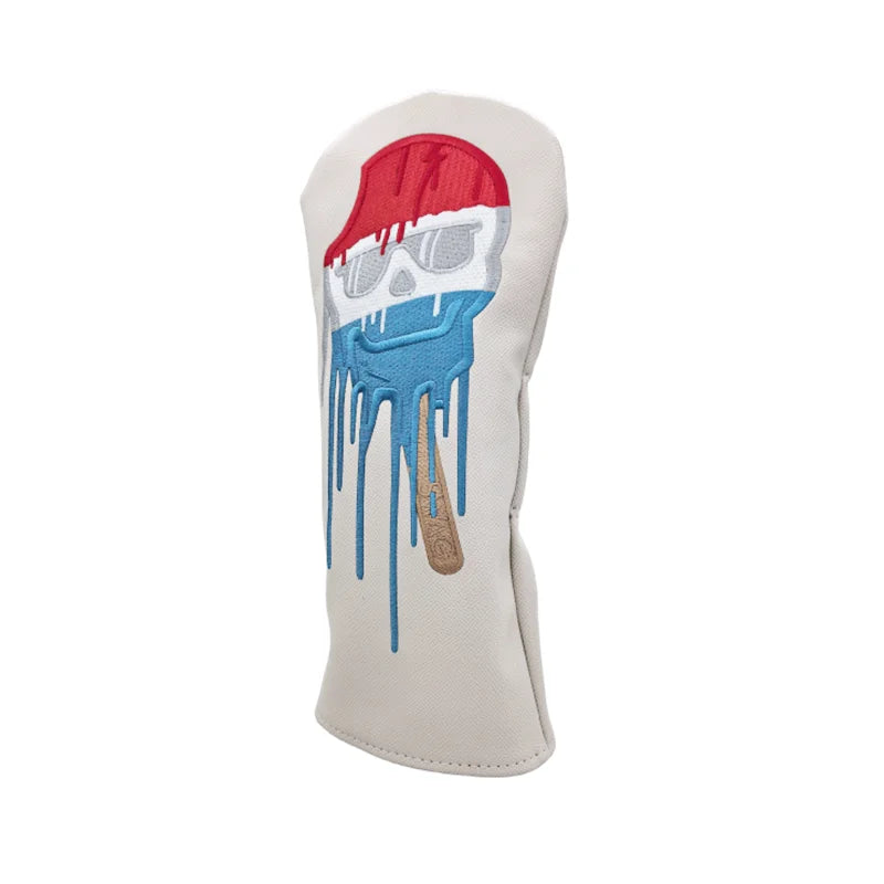 Ice Cream Melting Skull Head Covers